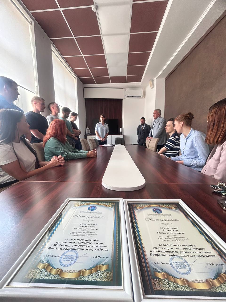 Дела профсоюзные: от рабочих вопросов к вручению наград